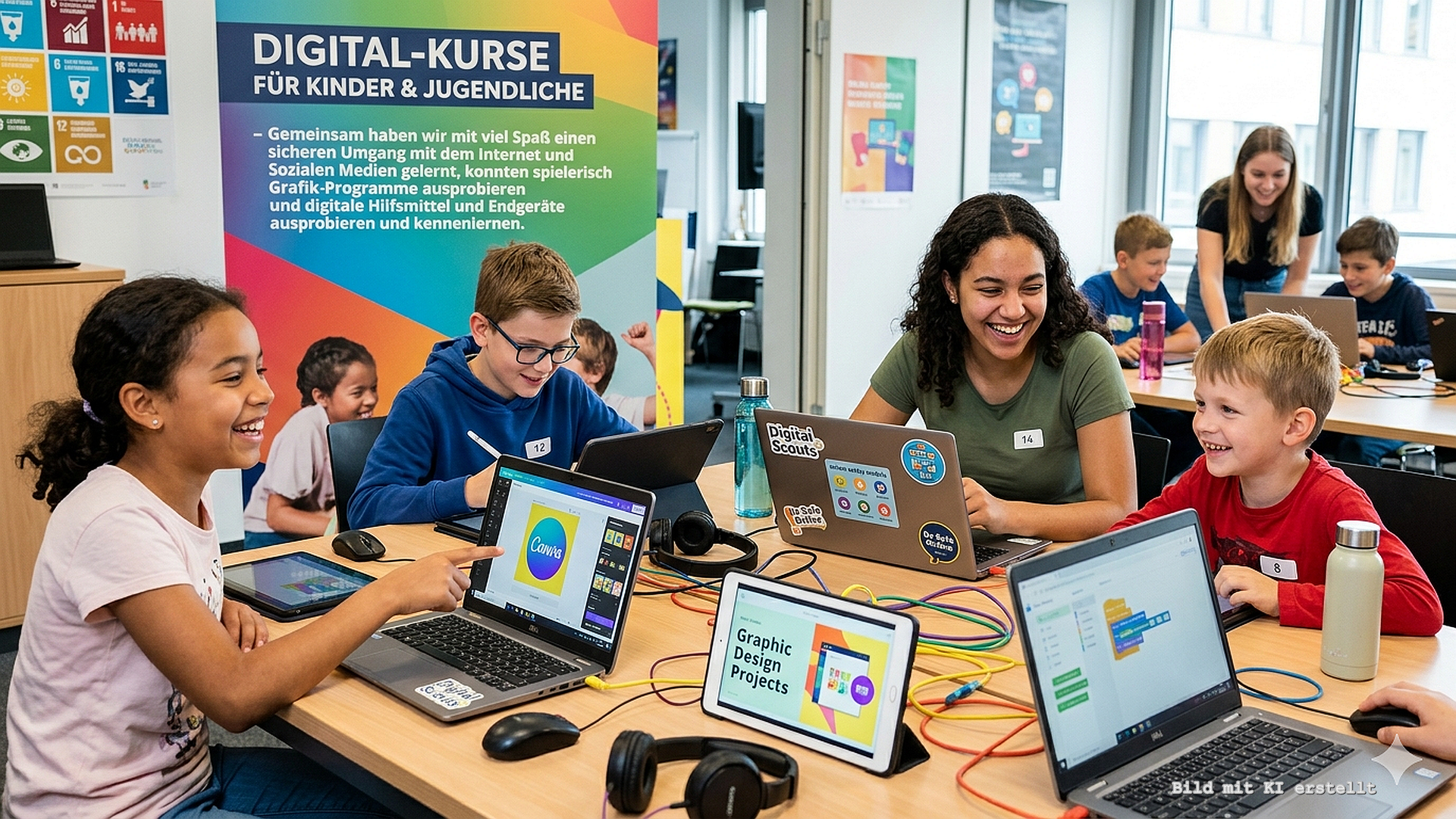 Digital-Kurse für Kinder und Jugendliche